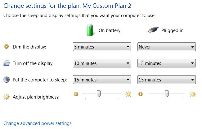 Hot PC Tips - Advanced Power Options