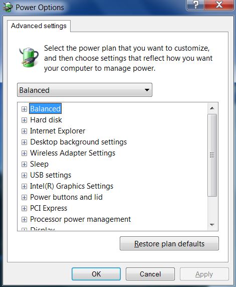 Hot PC Tips - AdvancedPowerSettings