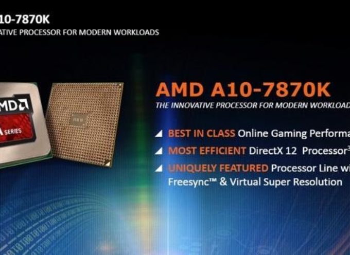 AMD Launches New Performance A10-7870K