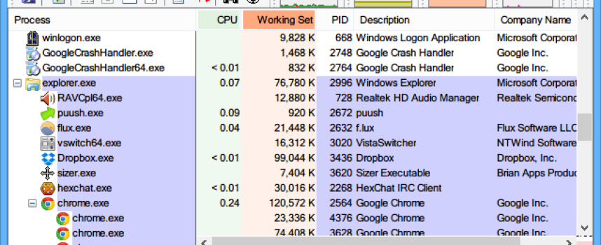 Power User: Use Process Explorer