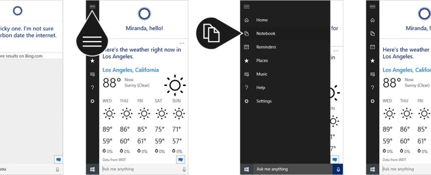 Cortana Arrives on the Windows 10 Desktop