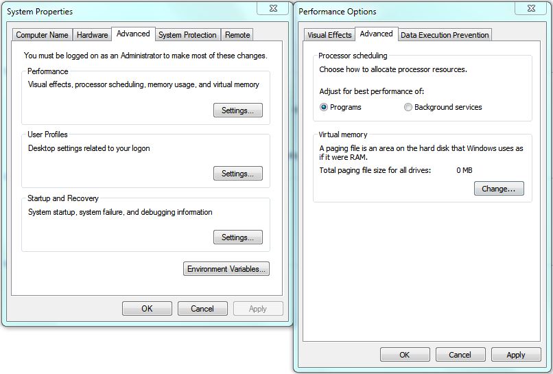 Hot PC Tips - Set Page File Virtual Memory