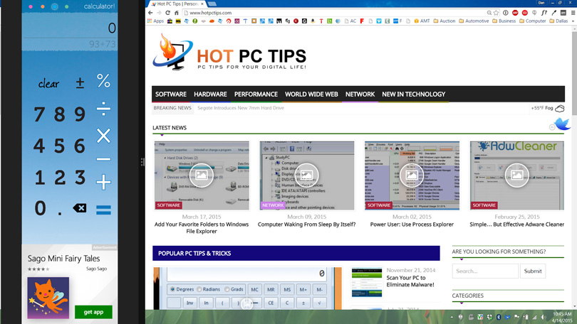 Hot PC Tips Split Option 1