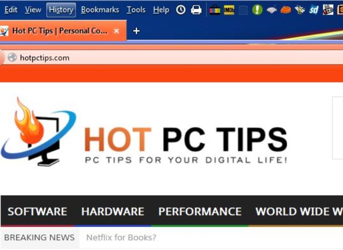 Optimize Browser Toolbar With Favicons