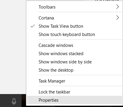 Hot PC Tips - Task Bar Settings Windows 10