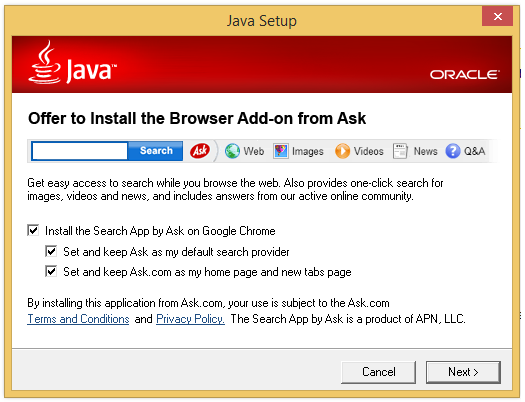 Hot PC Tips - Toolbars -Java Install