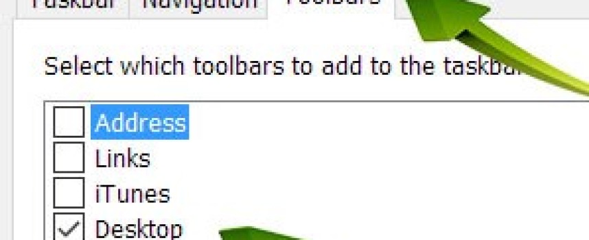 Windows 10’s “Hidden” Toolbar