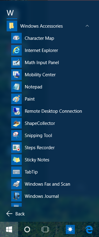 Hot PC Tips - Windows Accessories In Windows 10