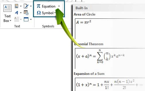 Hot PC Tips - Word Tips Equation