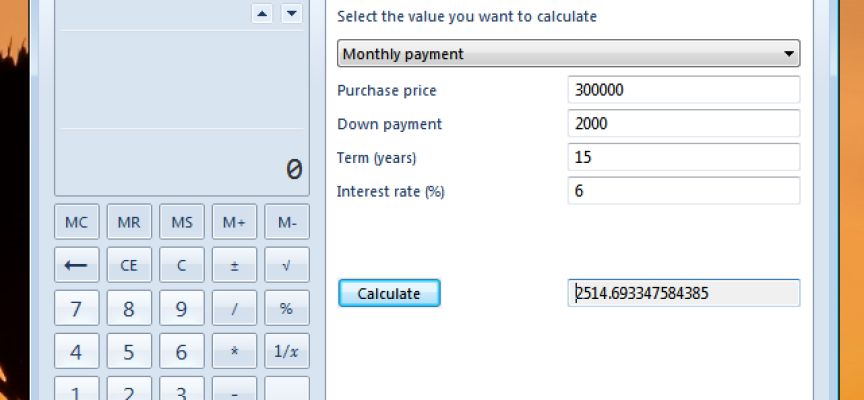 Use the Built-In Windows Calculator!