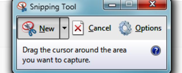 Use the Snipping Tool !