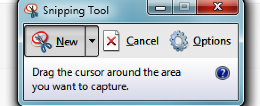 Use the Snipping Tool !