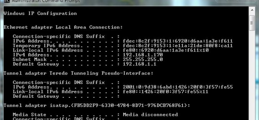 Network DOS Commands You Should Know…