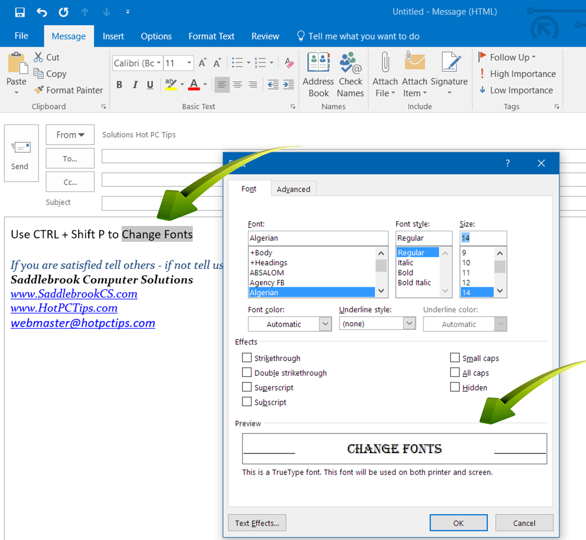 www.HotPCTips.com Outlook TIPS (6)